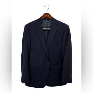 Calvin Klein Men’s Navy Two-Button Suit Blazer 42R